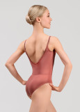 LILIANE camisole leotard by Grand Prix polyamide micro, dusty rose, M