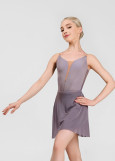 BRIALLINE camisole leotard by Grand Prix nylon+spandex, iris, M