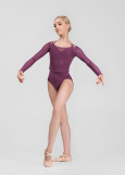 MIRALI top by Grand Prix mesh, plum perfect, M