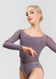MIRALI top by Grand Prix mesh, iris, XS