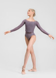MIRALI top by Grand Prix mesh, iris, XS