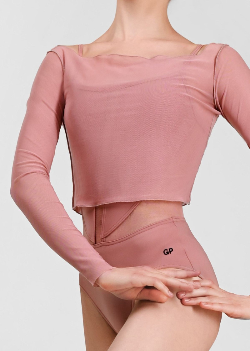 MIRALI top by Grand Prix mesh, nostalgia rose, XS