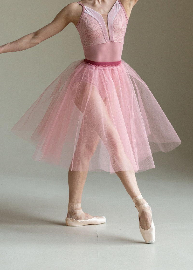 JULIET - Юбка шопен.(2слоя) тюль, pink, XS
