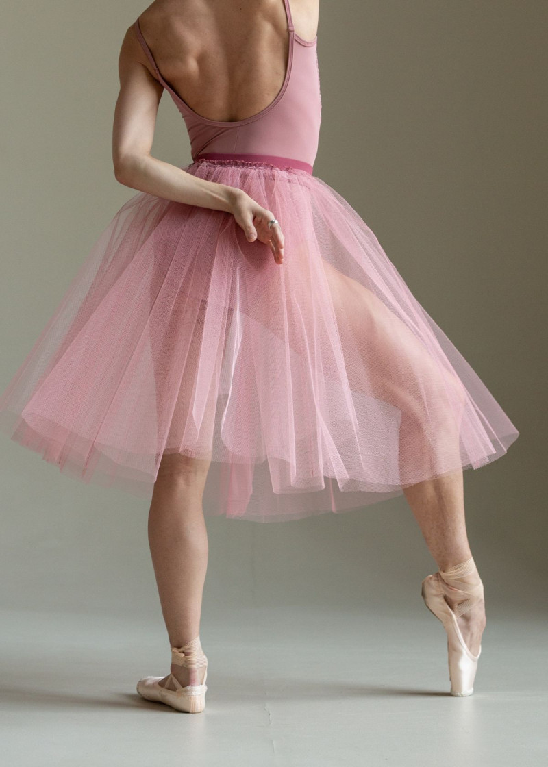 JULIET - Юбка шопен.(2слоя) тюль, pink, XS