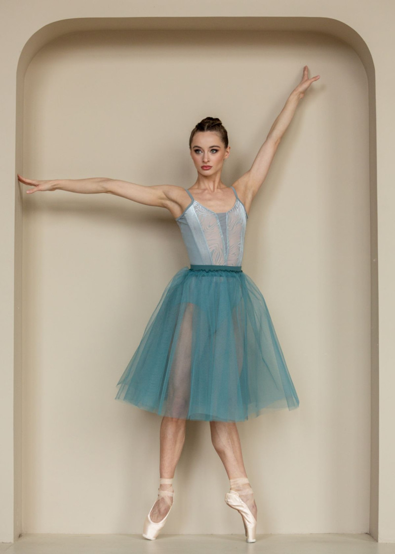 Chopin Tutu JULIET, 2 layers tulle, green lake, M
