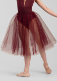 Chopin Tutu JULIET, 2 layers tulle, italian plum, M