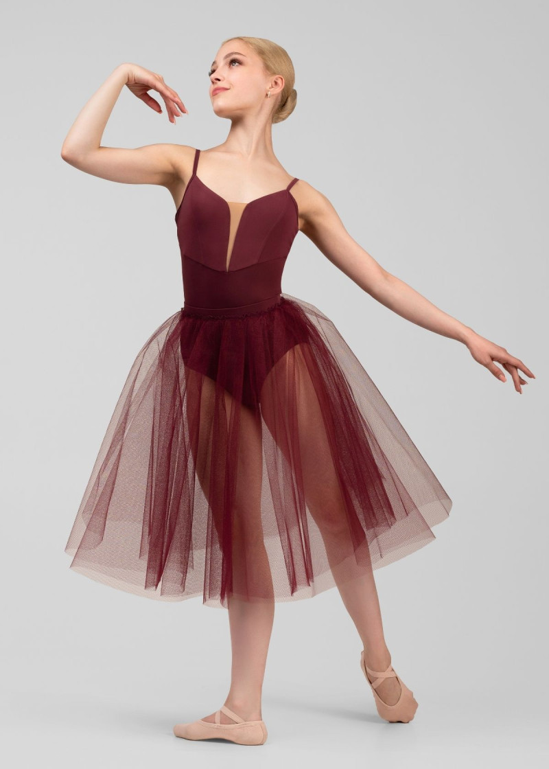 Chopin Tutu JULIET, 2 layers tulle, italian plum, M
