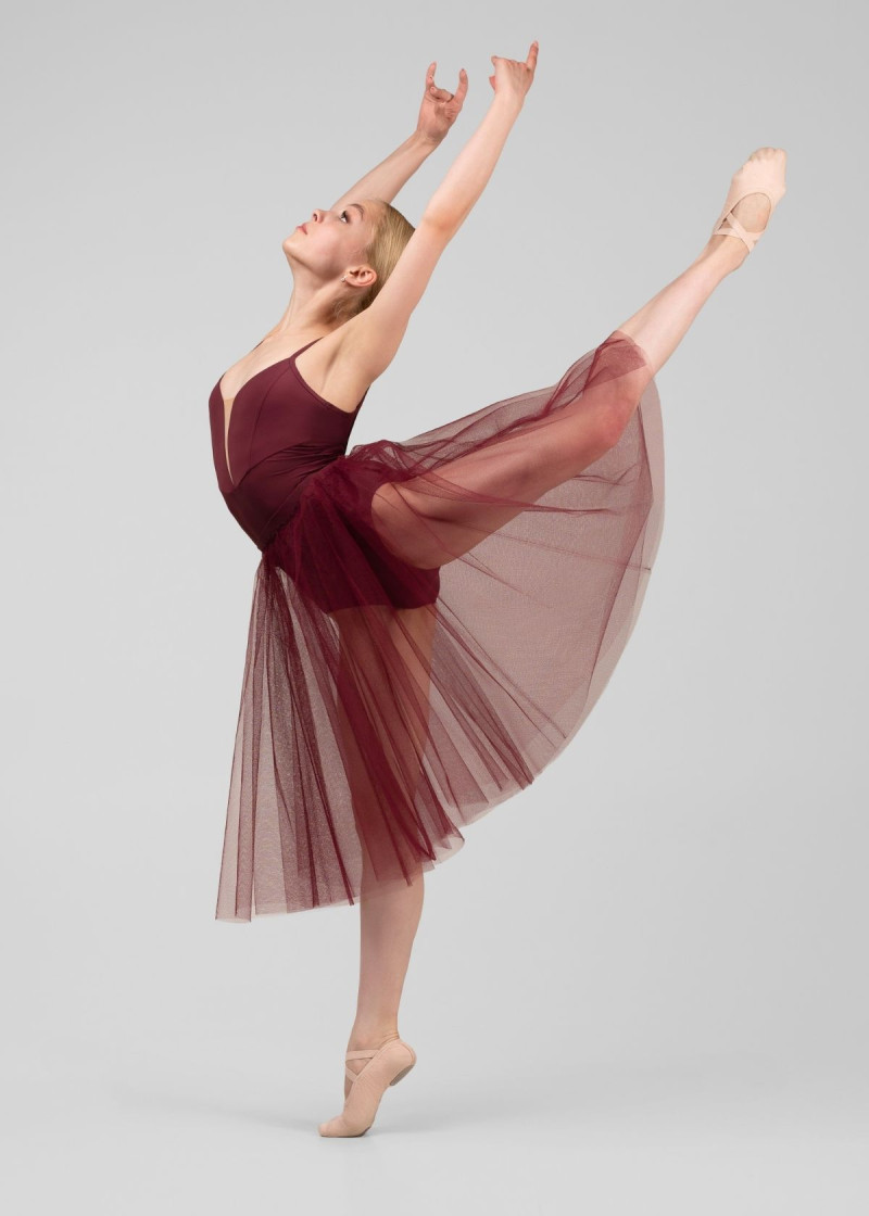 Chopin Tutu JULIET, 2 layers tulle, italian plum, M