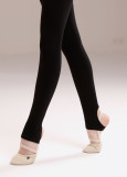 Leggings NELLY cotton stretch, black, 128cm