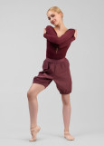 Shorts SAUNA GRAND PRIX 100%polyester, italian plum, 152cm