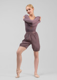 Shorts SAUNA GRAND PRIX 100%polyester, vintage violet, 152cm