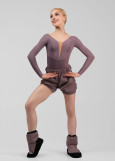 Shorts SAUNA GRAND PRIX 100%polyester, vintage violet, 152cm