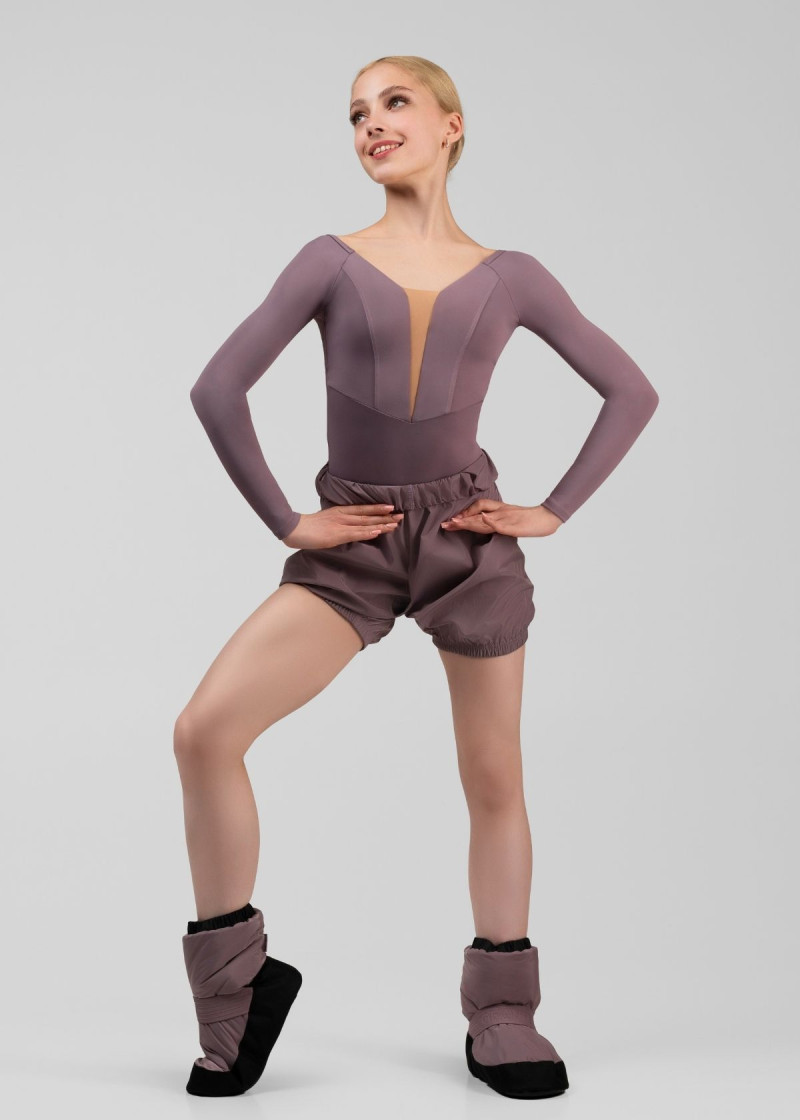 Shorts SAUNA GRAND PRIX 100%polyester, vintage violet, 152cm