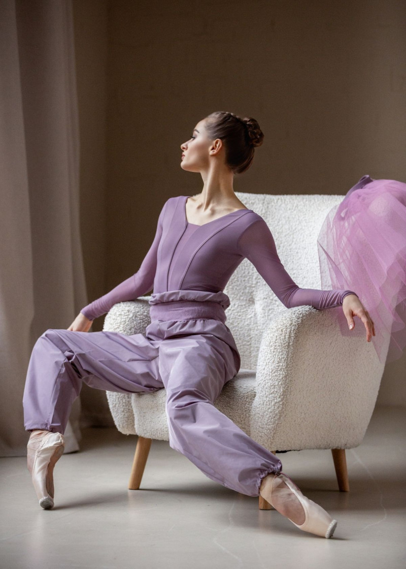 Unitard with Sauna Effect Grand Prix SAUNA MOMENTUM 100%polyester, vintage violet, XS