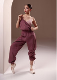 Unitard with Sauna Effect Grand Prix SAUNA MOMENTUM 100%polyester, italian plum, 158cm