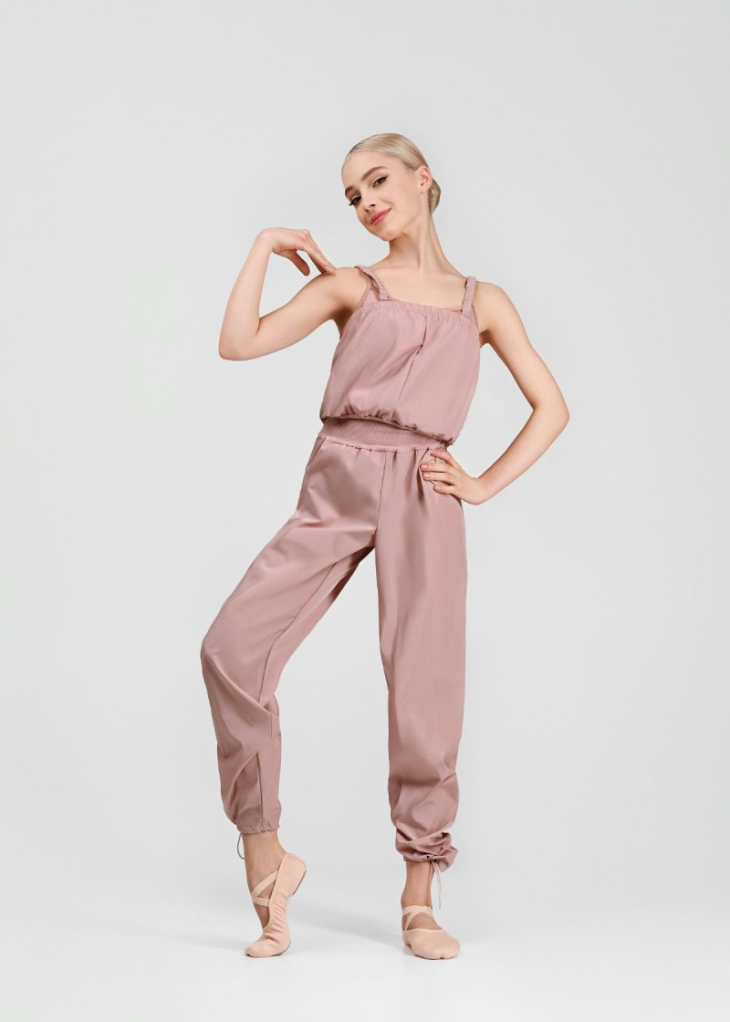 Unitard with Sauna Effect Grand Prix SAUNA MOMENTUM 100%polyester, coral almond, 158cm