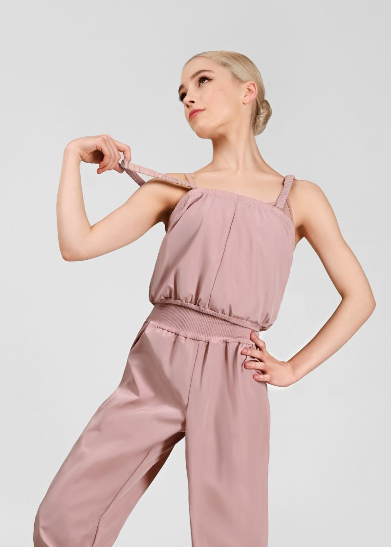 Unitard with Sauna Effect Grand Prix SAUNA MOMENTUM 100%polyester, coral almond, 158cm