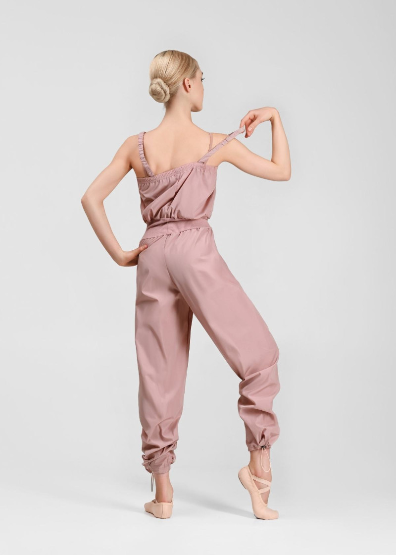Unitard with Sauna Effect Grand Prix SAUNA MOMENTUM 100%polyester, coral almond, 158cm