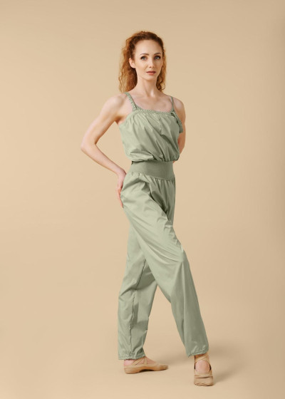 Unitard with Sauna Effect Grand Prix SAUNA MOMENTUM 100%polyester, pistachio, 158cm