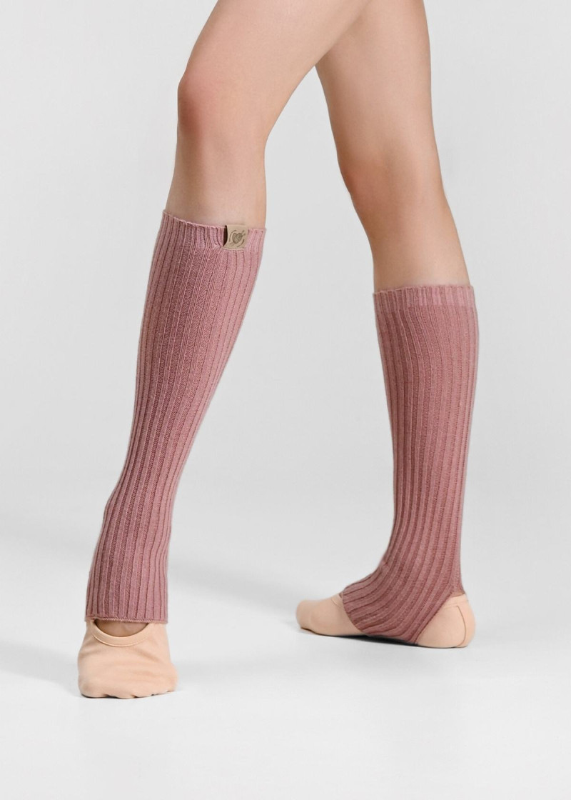 Leg Warmers WINDI HARMONY Grand Prix 50%viscose, 31%polyester, 19%nylon, corall almond, 40cm
