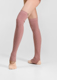 Leg Warmers WINDI HARMONY Grand Prix 50%viscose, 31%polyester, 19%nylon, corall almond, 64cm