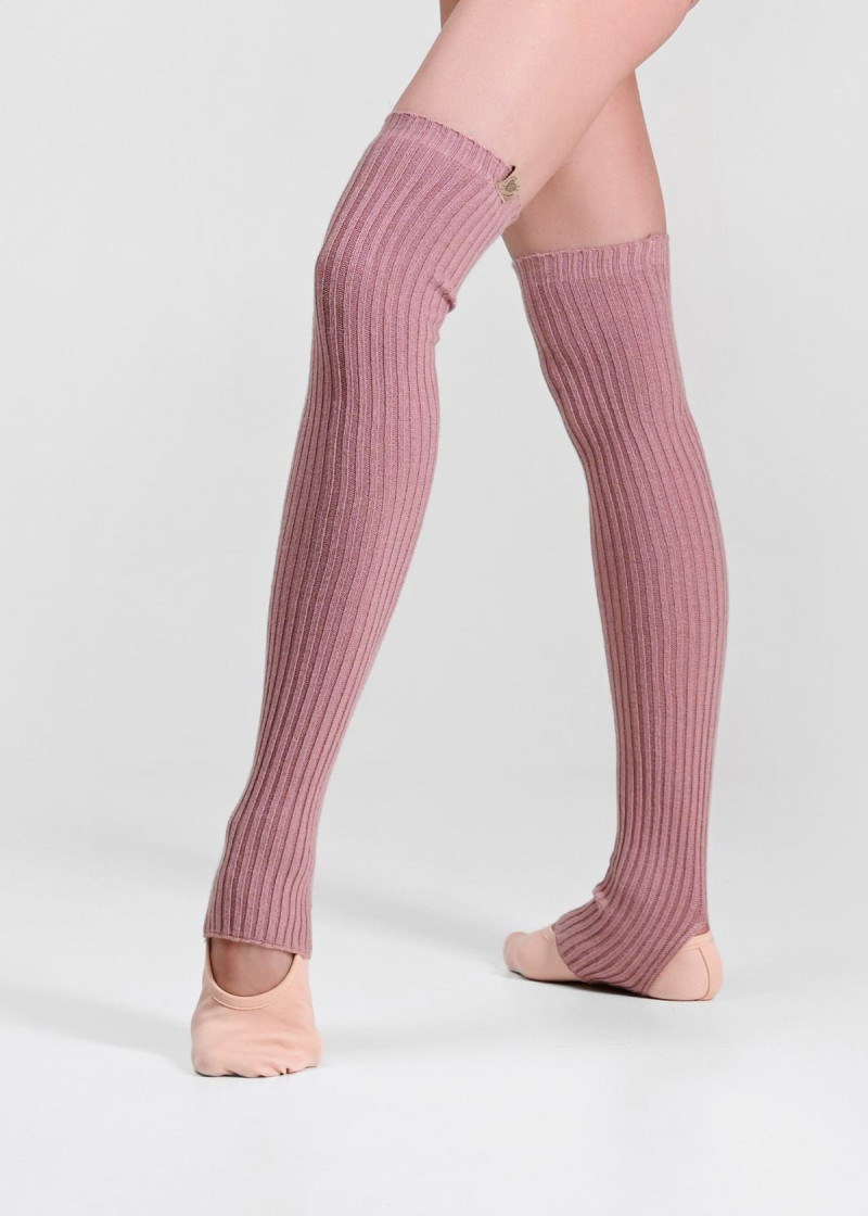 Leg Warmers WINDI HARMONY Grand Prix 50%viscose, 31%polyester, 19%nylon, nostalgia rose, 64cm