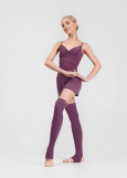 Leg Warmers WINDI HARMONY Grand Prix 50%viscose, 31%polyester, 19%nylon, plum perfect, 64cm