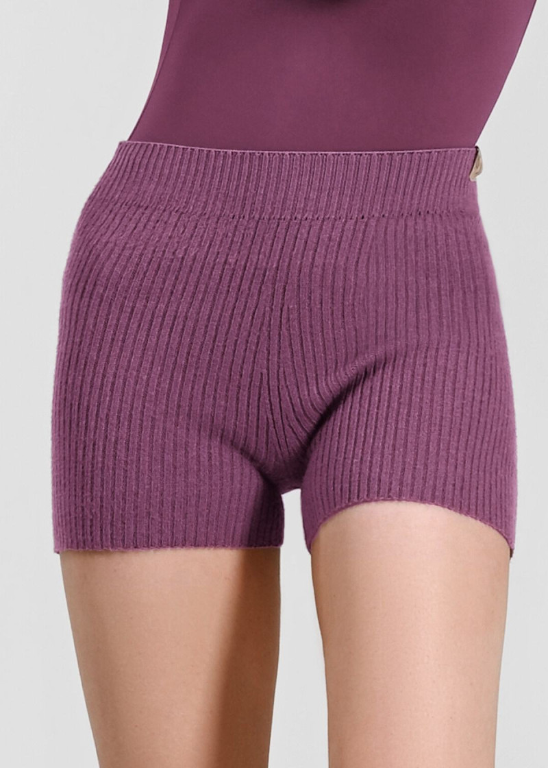 Warm up Shorts WHOOPI HARMONY Grand Prix 50%viscose, 31%polyester, 19%nylon, plum perfect, M