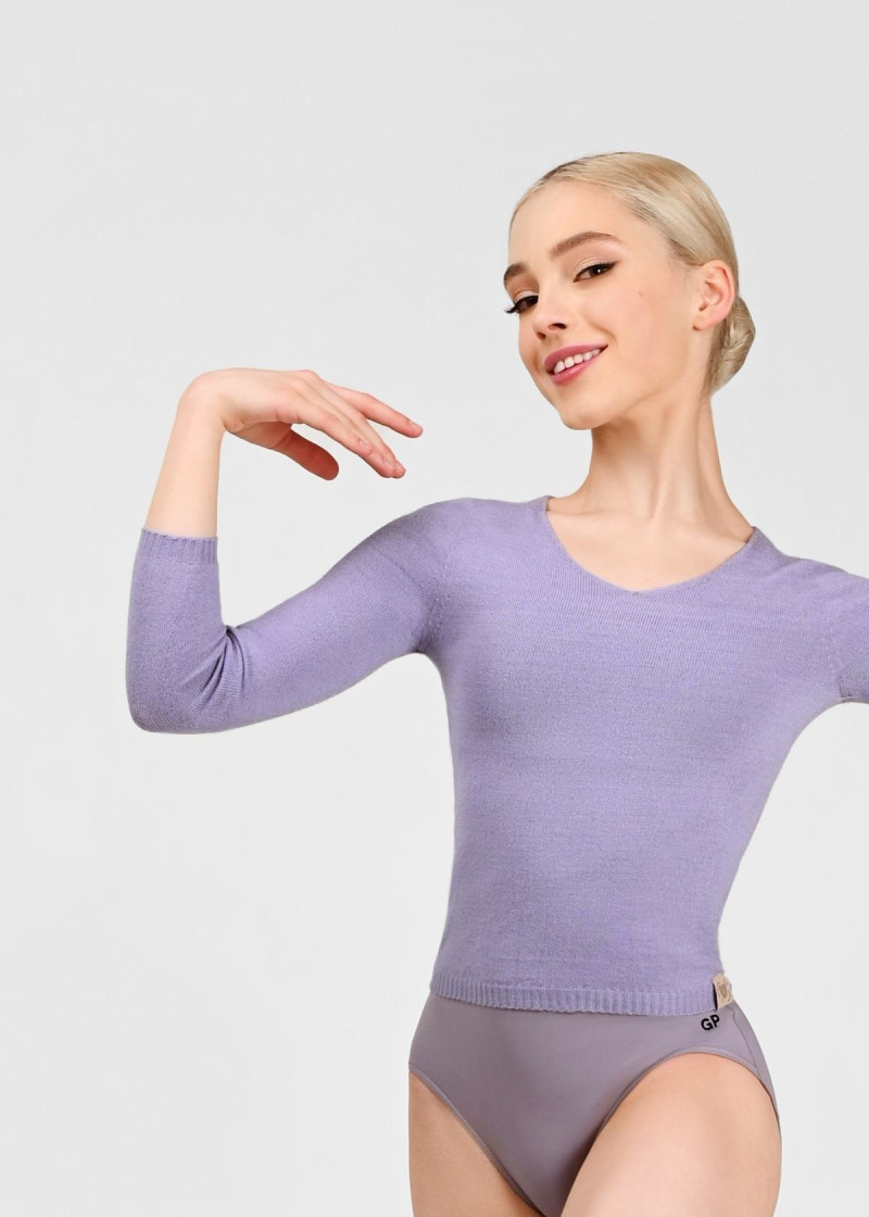Sweater WANDA HARMONY Grand Prix 50%viscose, 31%polyester, 19%nylon, iris, L