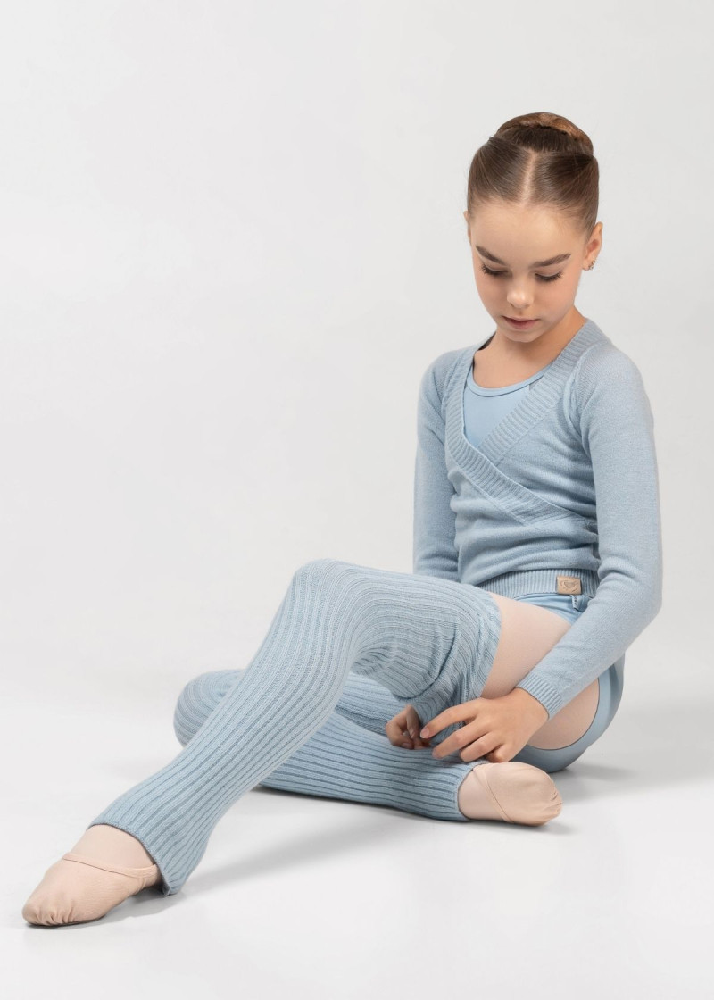 Leg Warmers WINDI BALANCE Grand Prix 42%acrylic, 30%polyester, 28%nylon, powder blue, 64cm
