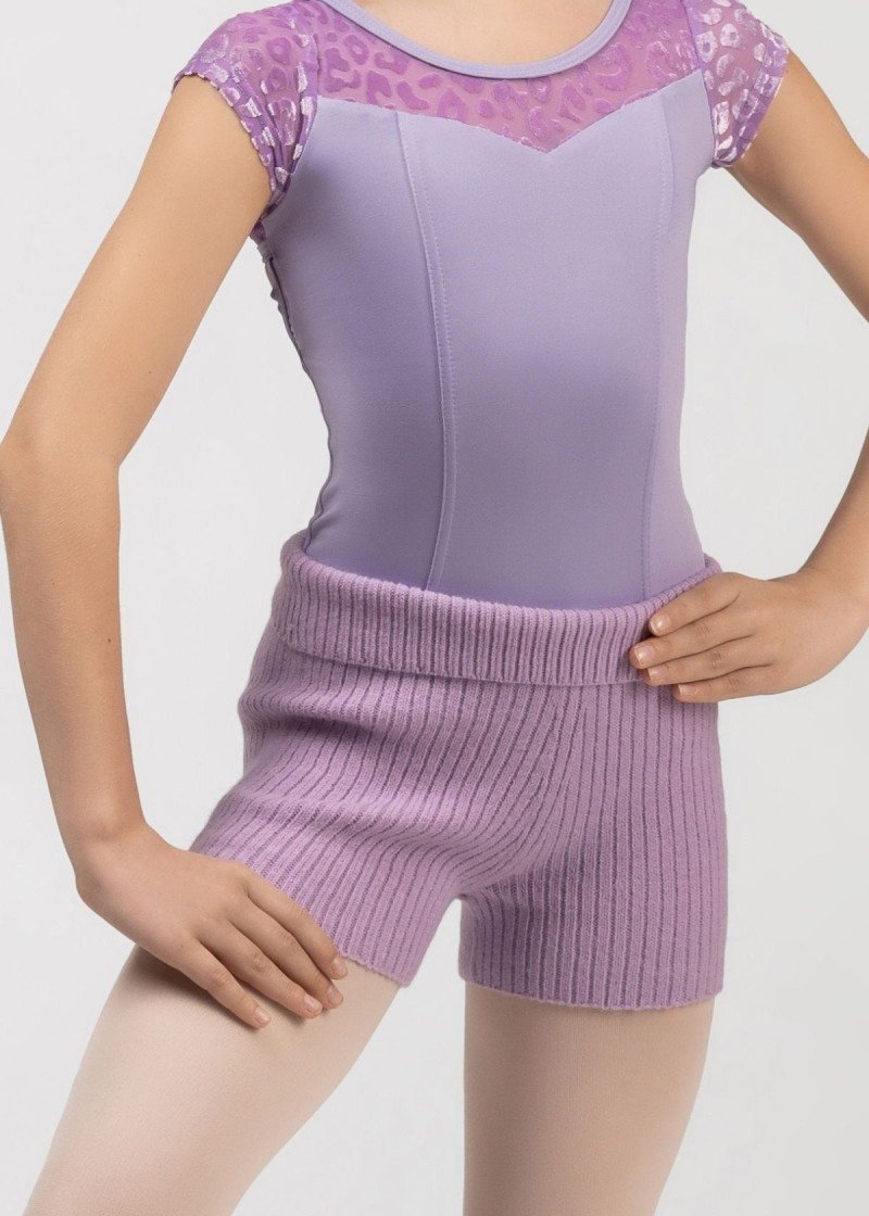 Warm up Shorts WHOOPI BALANCE Grand Prix 42%acrylic, 30%polyester, 28%nylon, lilac, 128-134cm