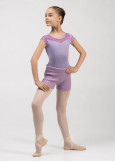 Warm up Shorts WHOOPI BALANCE Grand Prix 42%acrylic, 30%polyester, 28%nylon, lilac, 128-134cm