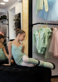 Warm up Shorts WHOOPI BALANCE Grand Prix 42%acrylic, 30%polyester, 28%nylon, mint, 128-134cm