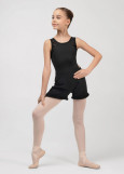 Warm up Shorts WHITNEY BALANCE Grand Prix 42%acrylic, 30%polyester, 28%nylon, black, 128-134cm