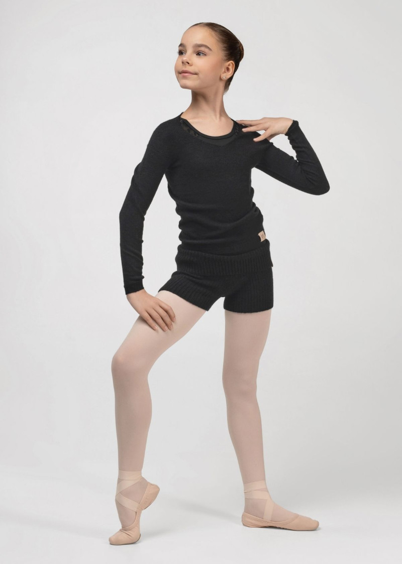 Sweater WANDA BALANCE Grand Prix 42%acrylic, 30%polyester, 28%nylon, black, 140-146cm