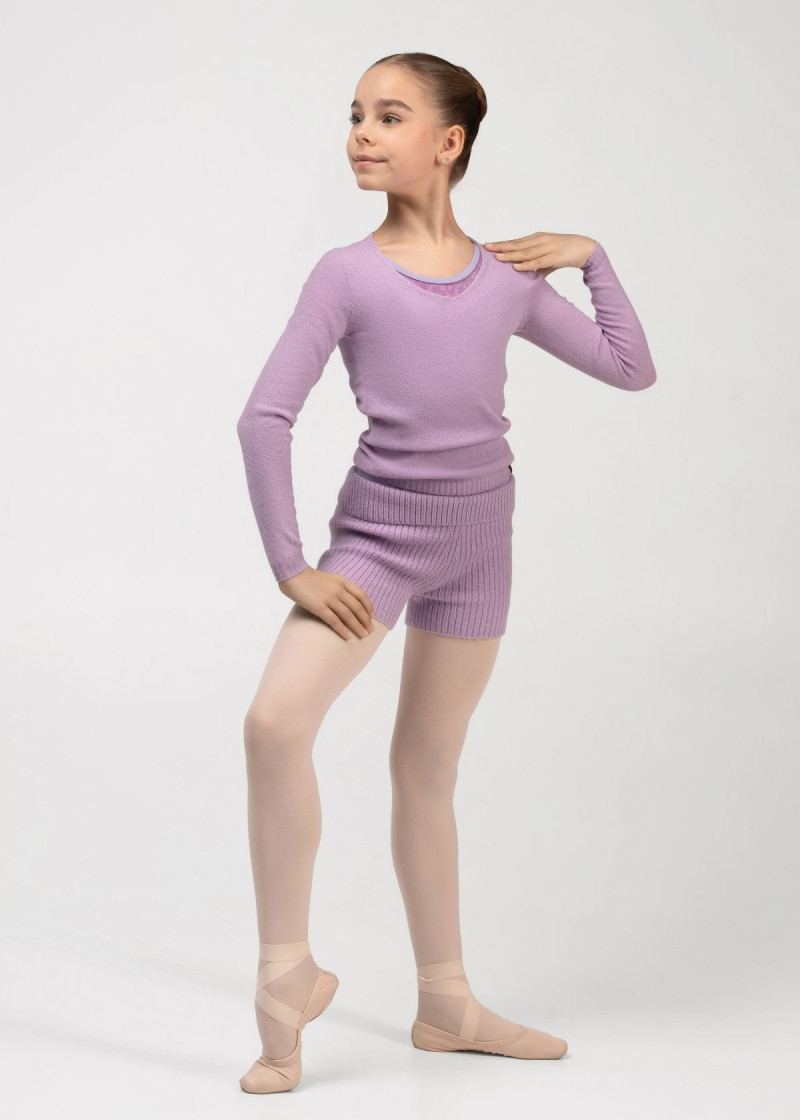 Sweater WANDA BALANCE Grand Prix 42%acrylic, 30%polyester, 28%nylon, lilac, 140-146cm