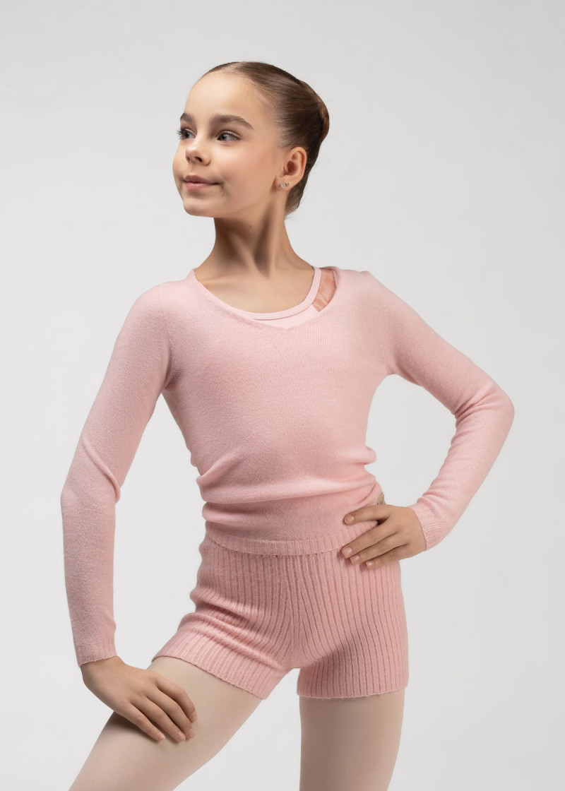 Sweater WANDA BALANCE Grand Prix 42%acrylic, 30%polyester, 28%nylon, pink, 128-134cm