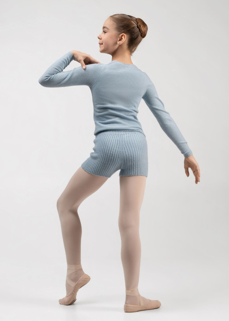 Sweater WANDA BALANCE Grand Prix 42%acrylic, 30%polyester, 28%nylon, powder blue, 140-146cm