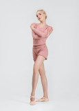 Warm up Shorts WHITNEY HARMONY Grand Prix 50%viscose, 31%polyester, 19%nylon, corall almond, XS