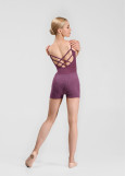 Warm up Shorts WHITNEY HARMONY Grand Prix 50%viscose, 31%polyester, 19%nylon, plum perfect, L