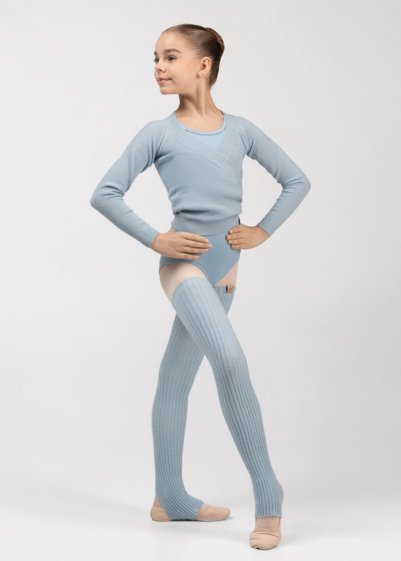 Sweater WILMA BALANCE Grand Prix 42%acrylic, 30%polyester, 28%nylon, powder blue, 128-134cm