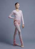 Leg Warmers Grand Prix wool mixture, light pink, 25cm