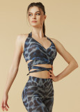 INNA crop top by Grand Prix biflex, wild blue, M-L