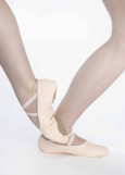 Split Sole Ballet Slippers Grand Prix BATTEMENT canvas, nude, 39