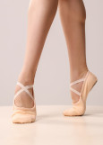 Split Sole Ballet Slippers Grand Prix BATTEMENT canvas, nude, 36