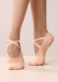 RELEVE - Балетки кирза стрейчевая, балетный розовый, 36