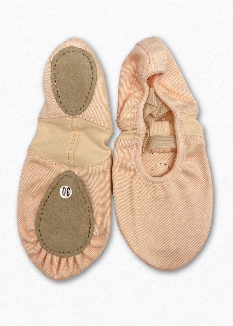 Kid's Stretch Ballet Slippers Grand Prix ATTITUDE stretch canvas, ballet pink, 31