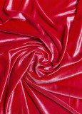 Velvet GLOSS 90%polyamide, 10%elastane, red, 1.6m