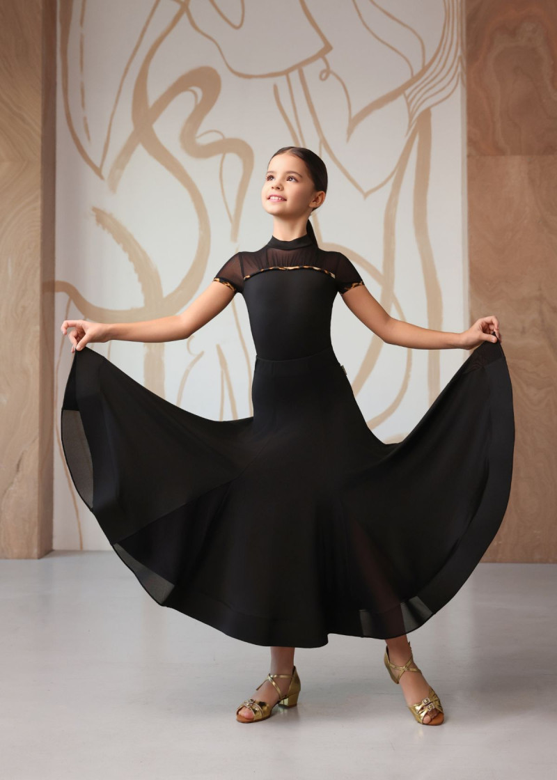 BONITA - Юбка СТ ALICIA JUNIOR микрополиамид+сетка, черный, 134см