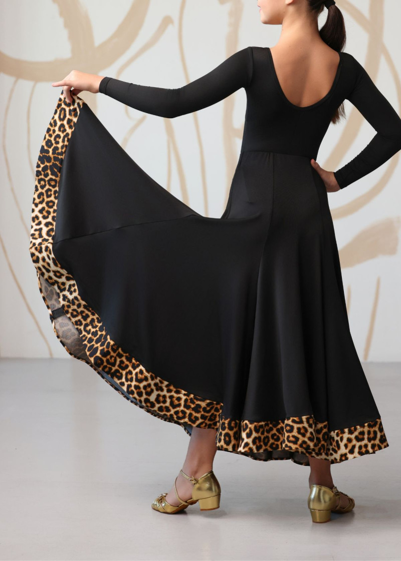 RUTH ballroom skirt by Grand Prix polyamide micro, black, 134cm